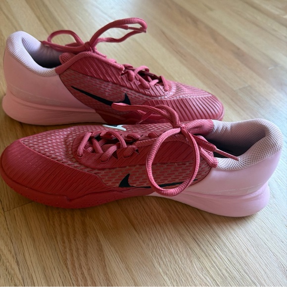 Nike Womens Court Air Zoom Vapor Pro 2 Tennis Shoes DR6192-600 Sz 10 Pink - Picture 3 of 11